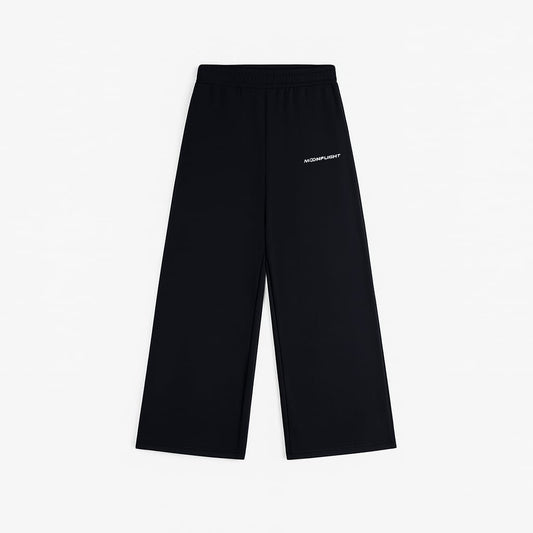 BLACK WIDE LEG PANTS